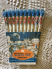 1964-65 NEW YORK World's Fair Souvenir Pencil Set: Unopened 10 Count picture
