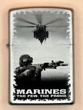 2016 Marines The Few The Proud Chrome Zippo Lighter NEW picture