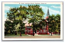 Texarkana, TX Texas, St. James Episcopal Church, Vintage White Border Postcard  picture