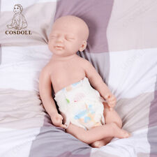 COSDOLL 18.5 in Reborn Baby Dolls Platinum Full Silicone Handmade Doll Cute Girl picture