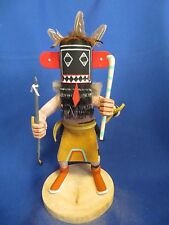 9 Inch Navajo Indian Hand Crafted Giant Left Handed Kachina by Robert Benally picture