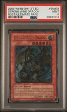 PSA 9 STRONG WIND DRAGON RGBT-EN003 1st EDITION ULTIMATE RARE ENGLISH 2009 picture