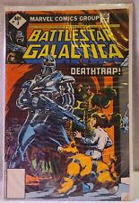 Marvel Battlestar Gallactica Issue #3 Comic Book Deathtrap 1979 picture