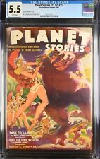 PLANET STORIES #11 (V1 #11) CGC 5.5 W PGS FICTION HOUSE SUMMER 1942 PULP SCI-FI picture