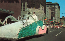 Postcard Greetings from Memphis Tennessee TN Cotton Carnival Parade Float picture