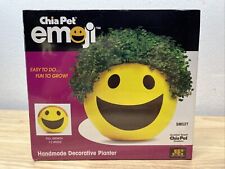 Chia Pet Emoji Smiley Pottery Planter New Sealed picture