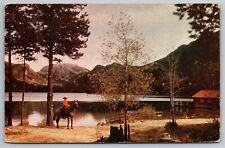 Grand Lake. Rocky Mountain, National Park, 1943 Colorado Vintage Postcard picture