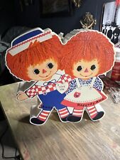 VTG Raggedy Ann & Andy Transistor AM Radio -1973 Bobbs Merrill Co.-TESTED-WORKS picture
