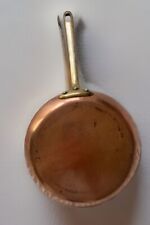 Williams Sonoma FRENCH COPPER PAN Tin Lined, Brass Handle picture