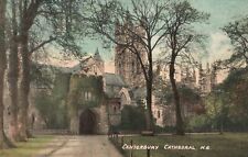 Postcard 1921 Canterbury Cathedral Church World Heritage Site Kent England UK picture
