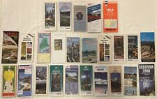 25 1960'S-2010'S MIXED LOT U.S. STATE ROAD MAPS ~ AUTO CLUB picture