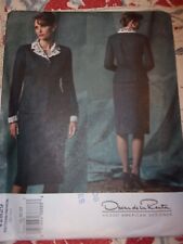 Vtg Vogue American Designer Oscar De La Renta Suit Pattern Size 18-20-22 #V2829 picture