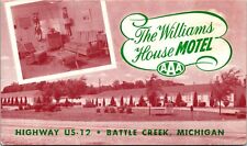 Postcard The Williams House Motel in Battle Creek, Michigan~134102 picture