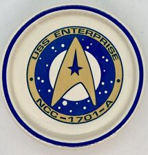 Vintage Star Trek Collectible Coaster USS Enterprise NCC-1701-A Pfaltzgraff 1993 picture