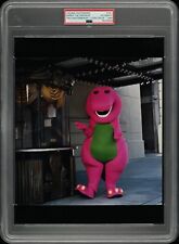 Barney the Dinosaur 1994 CBS Type 1 PSA Authentic Original Vintage Photo 8x8 picture