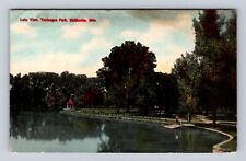 Chillicothe OH-Ohio, Scenic Lake View At Yoctange Park Souvenir Vintage Postcard picture