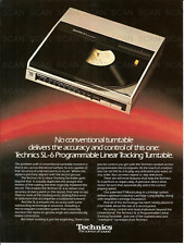 1984 Technics SL-6 Turntable Vintage Magazine Ad picture