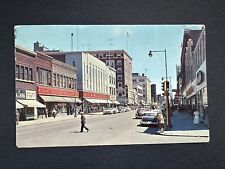 Postcard SIOUX CITY, IOWA Street scene showing 4th Avenue downtown R51 picture