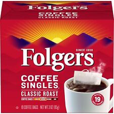 Folgers Coffee Singles - 19 packets per box, 12 boxes per case. picture