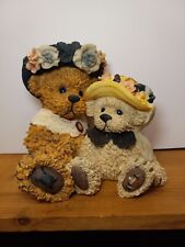 Vintage Teddy Bear Resin Large Statue Young's Victorian Cottage Kitsch Figurine  picture