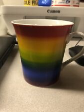 Konitz Porcelain Rainbow Mug 12 Oz. Gay Pride Mug Excellent picture