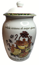 Portmeirion Studios A CHRISTMAS STORY Susan Winget Cookie Jar Porcelain LF picture