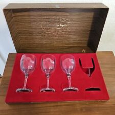 Lenox Chateau Wine Crystal White Wine Set of 3 In Box picture