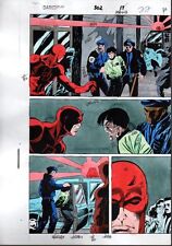 Original 1992 Daredevil 302 page 22 Marvel Comics color guide comic art: 1990's picture