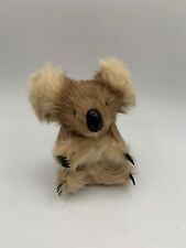 Vintage Musical Koala Bear Sankyo Wind-up 6”  Brown Beige *Missing Baby picture