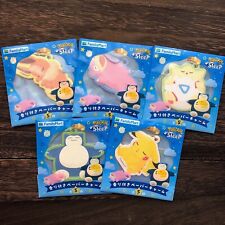 Pokemon Sleep Paper Charm with Scent Set of 5 Complete Japan Family Mart Limited picture