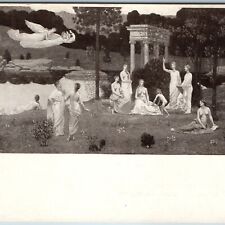 c1910s Chicago, ILL Art Institute Utopia Sacred Grove Puvis de Chavannes PC A202 picture