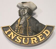 FIRE MARK: Franklin Mint- Penn Fire Insurance Co. Pittsburgh, Pa.- PEWTER PLAQUE picture