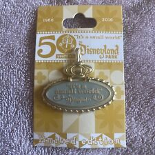 Disneyland 50th Anniversary It’s A Small World W/Walt Disneys Photo LE1500 Pin picture