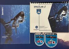 STS-47 SPACELAB J / NASA-NASDA PRESS INFORMATION & BROCHURE & 2 PROGRAM PATCHES picture