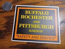 Buffalo Rochester & Pittsburgh Railway laminated die-cut vinyl sticker picture