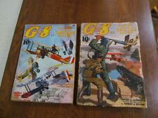 vintage G-8 AND HIS BATTLE ACES PULPS, JULY & DECEMBER 1937, LOW GRADE picture