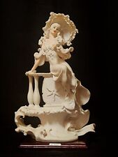 GIUSEPPE ARMANI 1985 FLORENCE 15'' FIGURINE LADY WITH UMBRELLA ''SUMMER OUTING'' picture