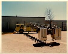 Original Sutphen Corp. Firefighting Apparatus Promo Photo Bucket Boom Truck   picture