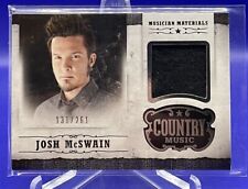 2015 Country Music Musician Materials Silver Josh McSwain #d/261 picture