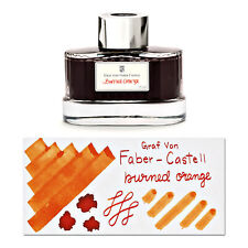 Graf von Faber-Castell Burned Orange  Bottled Ink For Fountain Pens- 75ml New picture