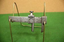 Antique Heavy Duty Thick Metal Vernier Caliper Made In Italy Nov.26 1898 Vintage picture