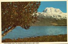 Vintage Postcard Loch Maree and the Snow-capped Slioch Loch in Scotland picture