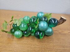 Vintage Green Lucite Grapes On Driftwood 13