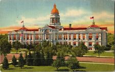 State Capitol Building Cheyenne Wyoming Cowboy State Capitol Building Postcard picture