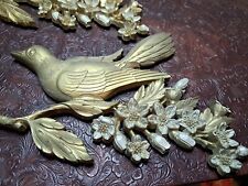 Vintage Syroco Wall Plaques Bird Design.  picture
