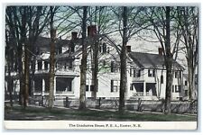 1917 Graduates House P.E.A. Exterior House Exeter New Hampshire Vintage Postcard picture