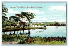 c1910 Cemetery Point Shawma Lake Sandwich Massachusetts MA Antique Postcard picture