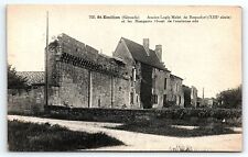 c1910 St-Emilion (Gironde) Former Logis Malet de Roquefort  POSTCARD P3152 picture