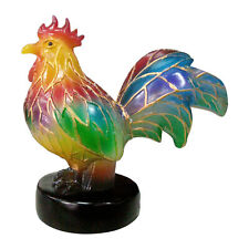 Animal Table Lamp Stained Glass Desk Lamp Rooster Table Lamp Night Light  picture