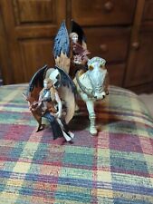 Schleich 2008 Ritter Horse With 2 Dragon Fairys 73527, Armoured picture